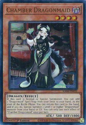 Chamber Dragonmaid (UR) (RA04-EN032) - Quarter Century Stampede 1st Edition