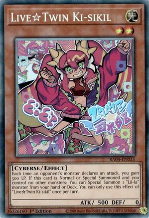 LiveTwin Ki-sikil (PCR) (RA04-EN035) - Quarter Century Stampede 1st Edition