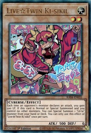 LiveTwin Ki-sikil (Ultimate Rare) (RA04-EN035) - Quarter Century Stampede 1st Edition