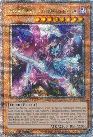 EvilTwins Ki-sikil & Lil-la (Quarter Century Secret Rare) (RA04-EN037) - Quarter Century Stampede 1st Edition