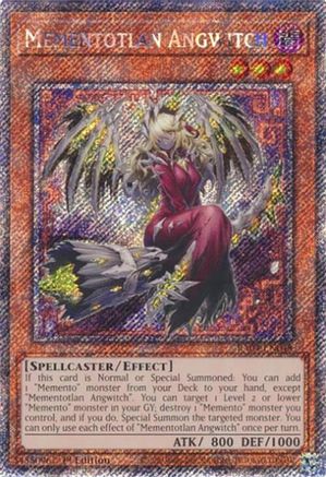 Mementotlan Angwitch (Platinum Secret Rare) (RA04-EN048) - Quarter Century Stampede 1st Edition