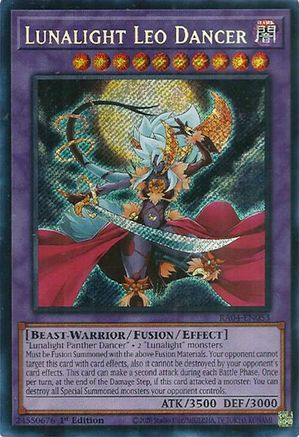 Lunalight Leo Dancer (Secret Rare) (RA04-EN053) - Quarter Century Stampede 1st Edition