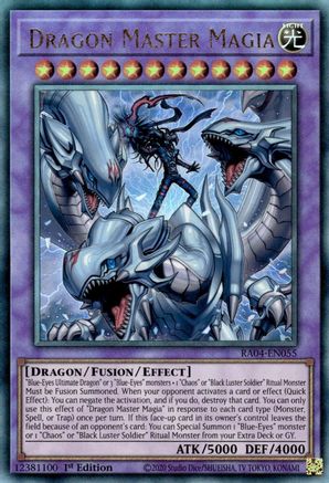 Dragon Master Magia (PUR) (RA04-EN055) - Quarter Century Stampede 1st Edition