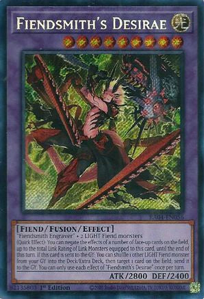 Fiendsmith's Desirae (Secret Rare) (RA04-EN056) - Quarter Century Stampede 1st Edition