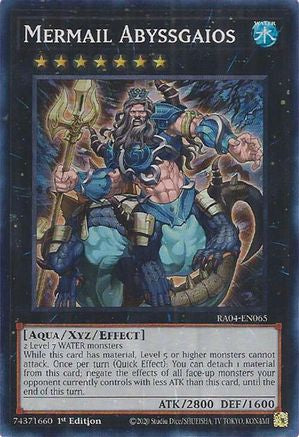 Mermail Abyssgaios (RA04-EN065) - Quarter Century Stampede 1st Edition