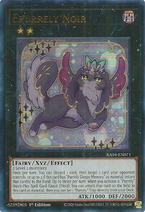 Epurrely Noir (UR) (RA04-EN071) - Quarter Century Stampede 1st Edition