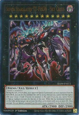 Super Starslayer TY-PHON - Sky Crisis (UR) (RA04-EN072) - Quarter Century Stampede 1st Edition