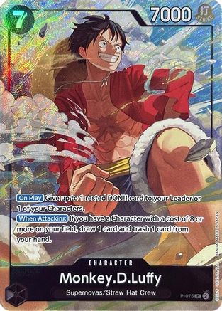 Monkey.D.Luffy (Premium Card Collection -Best Selection Vol. 3-) (P-075) - One Piece Promotion Cards