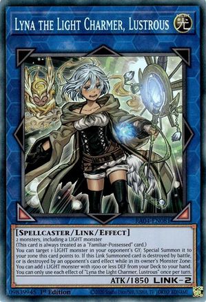 Lyna the Light Charmer, Lustrous (PCR) (RA04-EN081) - Quarter Century Stampede 1st Edition