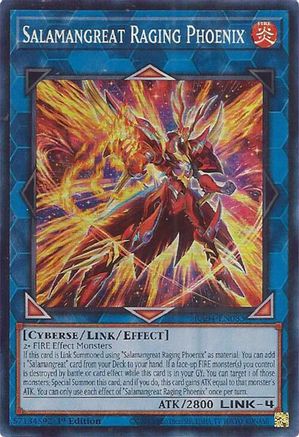 Salamangreat Raging Phoenix (RA04-EN083) - Quarter Century Stampede 1st Edition