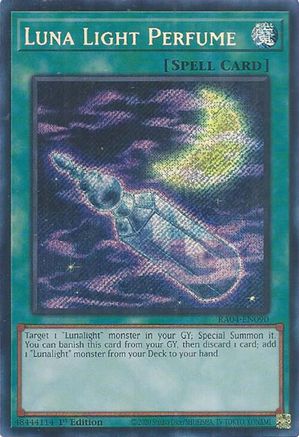 Luna Light Perfume (Secret Rare) (RA04-EN090) - Quarter Century Stampede 1st Edition