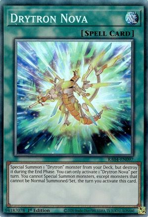 Drytron Nova (PCR) (RA04-EN097) - Quarter Century Stampede 1st Edition