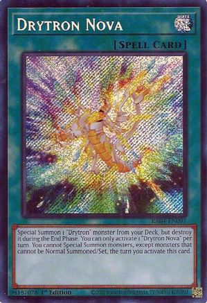 Drytron Nova (Secret Rare) (RA04-EN097) - Quarter Century Stampede 1st Edition