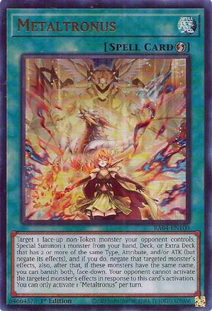 Metaltronus (UR) (RA04-EN100) - Quarter Century Stampede 1st Edition