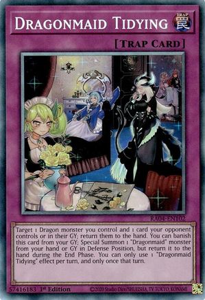 Dragonmaid Tidying (CR) (RA04-EN102) - Quarter Century Stampede 1st Edition