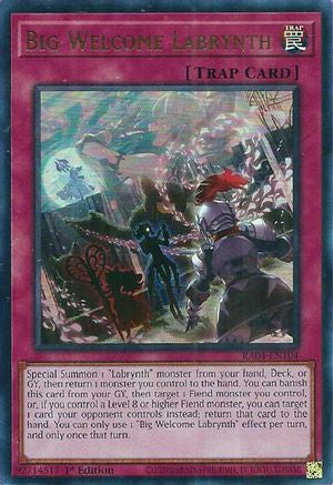 Big Welcome Labrynth (UR) (RA04-EN104) - Quarter Century Stampede 1st Edition