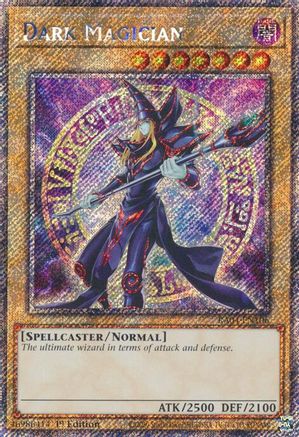 Dark Magician (8th Art) (Platinum Secret Rare) (RA04-EN106) - Quarter Century Stampede