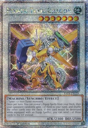 Power Tool Dragon (Quarter Century Secret Rare) (RA04-EN135) - Quarter Century Stampede 1st Edition