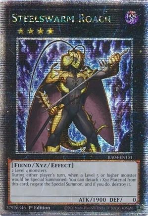 Steelswarm Roach (Quarter Century Secret Rare) (RA04-EN151) - Quarter Century Stampede 1st Edition