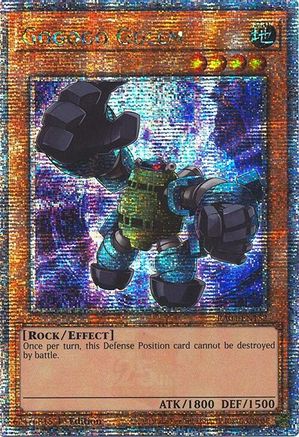 Gogogo Golem (Quarter Century Secret Rare) (RA04-EN152) - Quarter Century Stampede 1st Edition