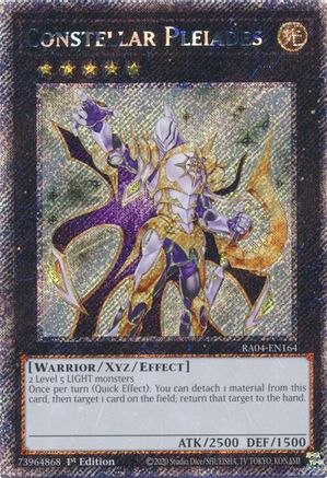 Constellar Pleiades (Platinum Secret Rare) (RA04-EN164) - Quarter Century Stampede 1st Edition