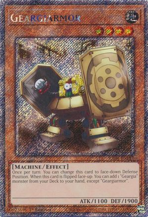 Geargiarmor (Platinum Secret Rare) (RA04-EN187) - Quarter Century Stampede 1st Edition