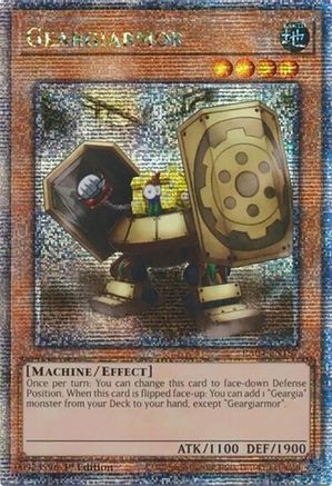 Geargiarmor (Quarter Century Secret Rare) (RA04-EN187) - Quarter Century Stampede 1st Edition