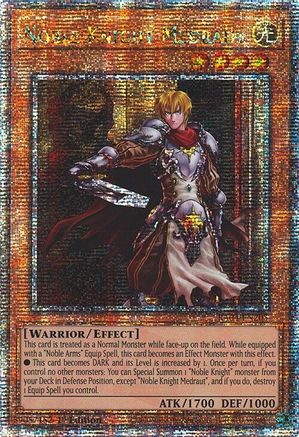 Noble Knight Medraut (Quarter Century Secret Rare) (RA04-EN205) - Quarter Century Stampede 1st Edition