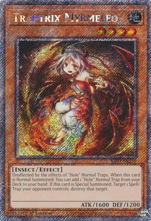 Traptrix Myrmeleo (Platinum Secret Rare) (RA04-EN210) - Quarter Century Stampede