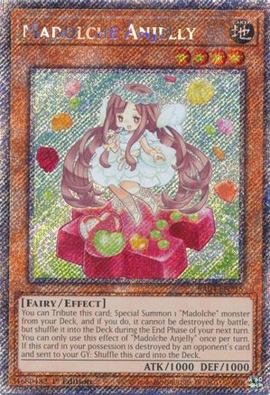 Madolche Anjelly (Platinum Secret Rare) (RA04-EN215) - Quarter Century Stampede 1st Edition