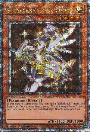 Satellarknight Deneb (Quarter Century Secret Rare) (RA04-EN227) - Quarter Century Stampede 1st Edition