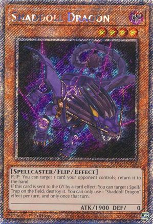 Shaddoll Dragon (Platinum Secret Rare) (RA04-EN228) - Quarter Century Stampede 1st Edition