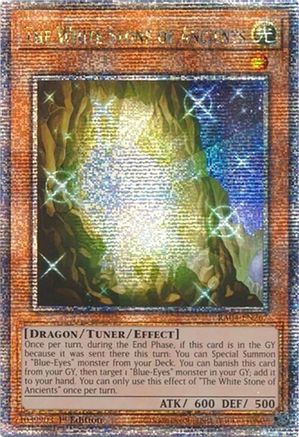 The White Stone of Ancients (Quarter Century Secret Rare) (RA04-EN267) - Quarter Century Stampede 1st Edition