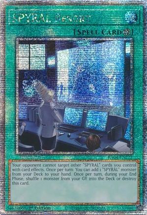 SPYRAL Resort (Quarter Century Secret Rare) (RA04-EN277) - Quarter Century Stampede 1st Edition