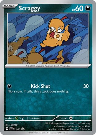 Scraggy - 186 186 - [SV Scarlet & Violet Promo Cards] Holofoil
