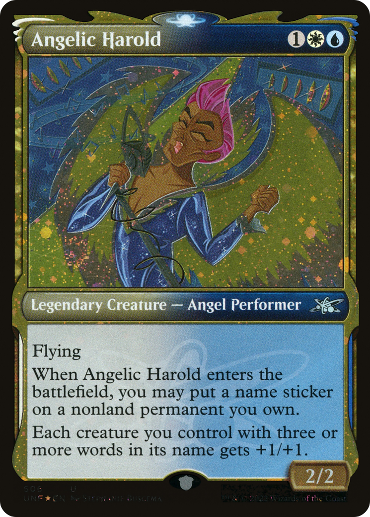 Angelic Harold (UNF-506) - [Unfinity]: (Showcase) Foil