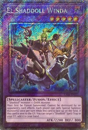 El Shaddoll Winda (Platinum Secret Rare) (RA04-EN052) - Quarter Century Stampede