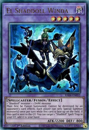 El Shaddoll Winda (PUR) (RA04-EN052) - Quarter Century Stampede