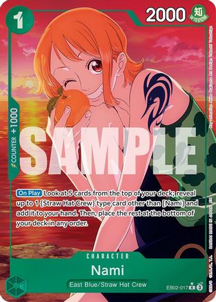 Nami (Alternate Art) (EB02-017) - Extra Booster: Anime 25th Collection