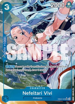 Nefeltari Vivi (Alternate Art) (EB02-026) - Extra Booster: Anime 25th Collection