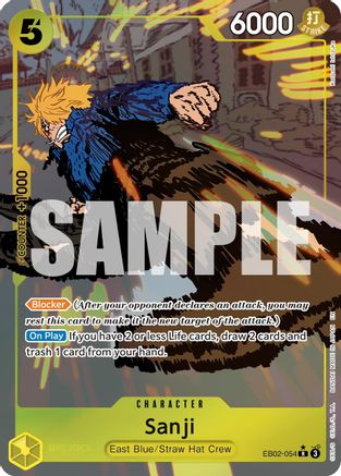Sanji (Alternate Art) (EB02-054) - Extra Booster: Anime 25th Collection