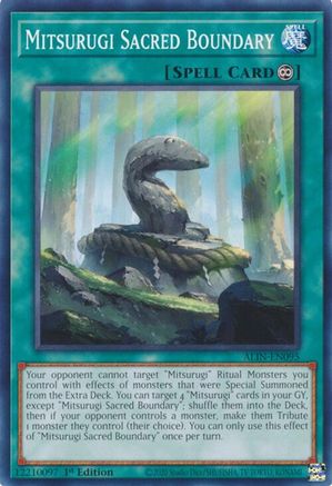 Mitsurugi Sacred Boundary (ALIN-EN095) - Alliance Insight 1st Edition