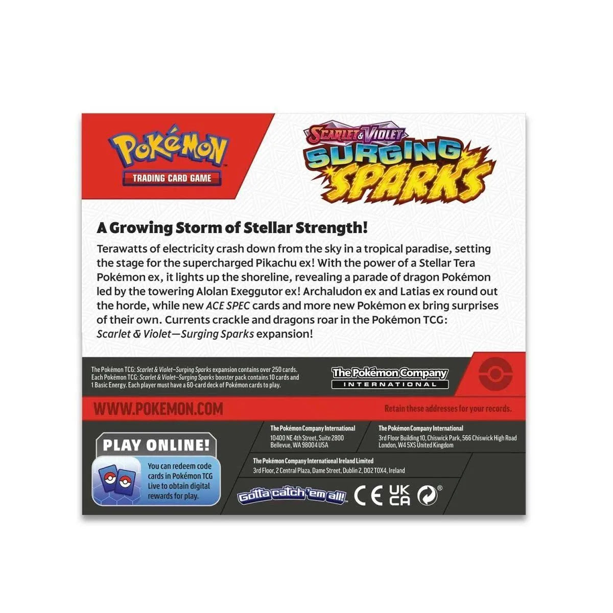 Pokémon TCG: Scarlet & Violet—Surging Sparks Booster Box (Pre-Order)