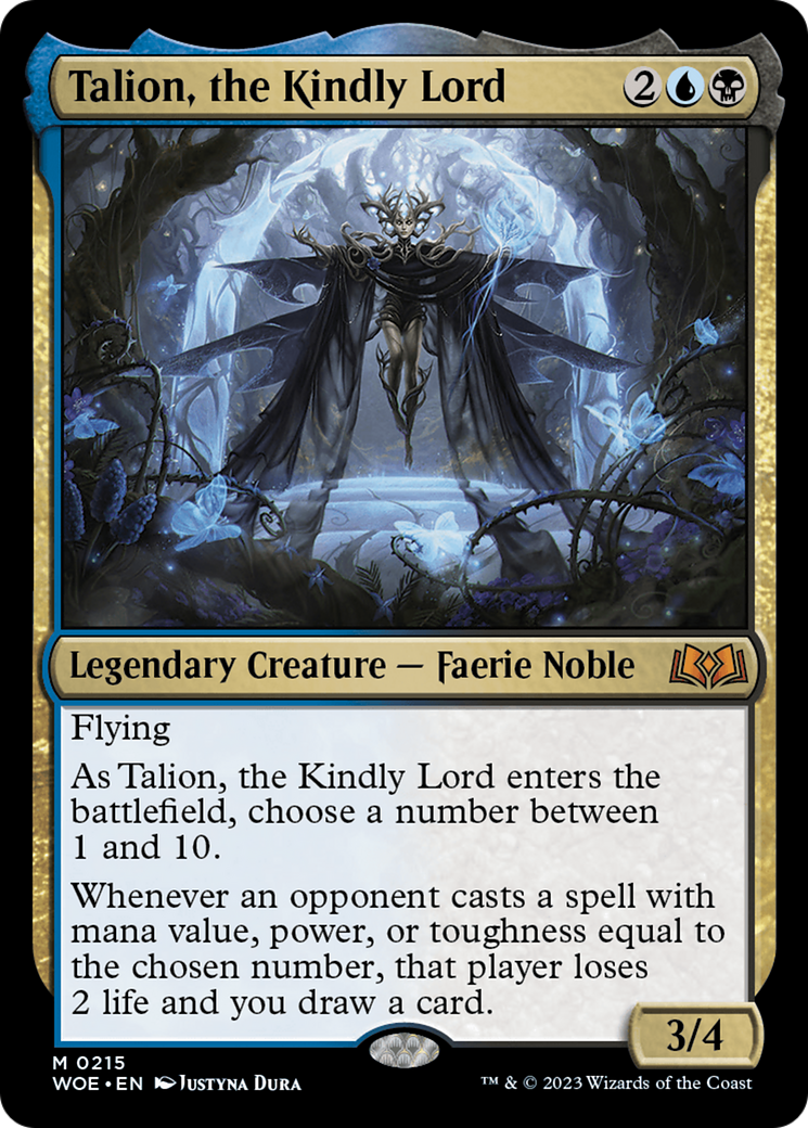 Talion, the Kindly Lord (WOE-215) - [Wilds of Eldraine]