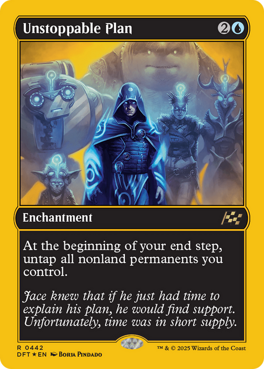 Unstoppable Plan (DFT-442) - [Aetherdrift]: (enchantment) Foil