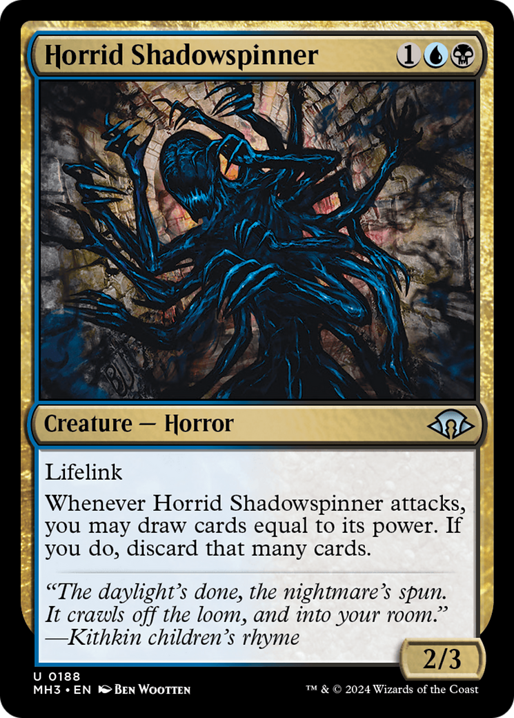Horrid Shadowspinner (MH3-188) - [Modern Horizons 3] Foil
