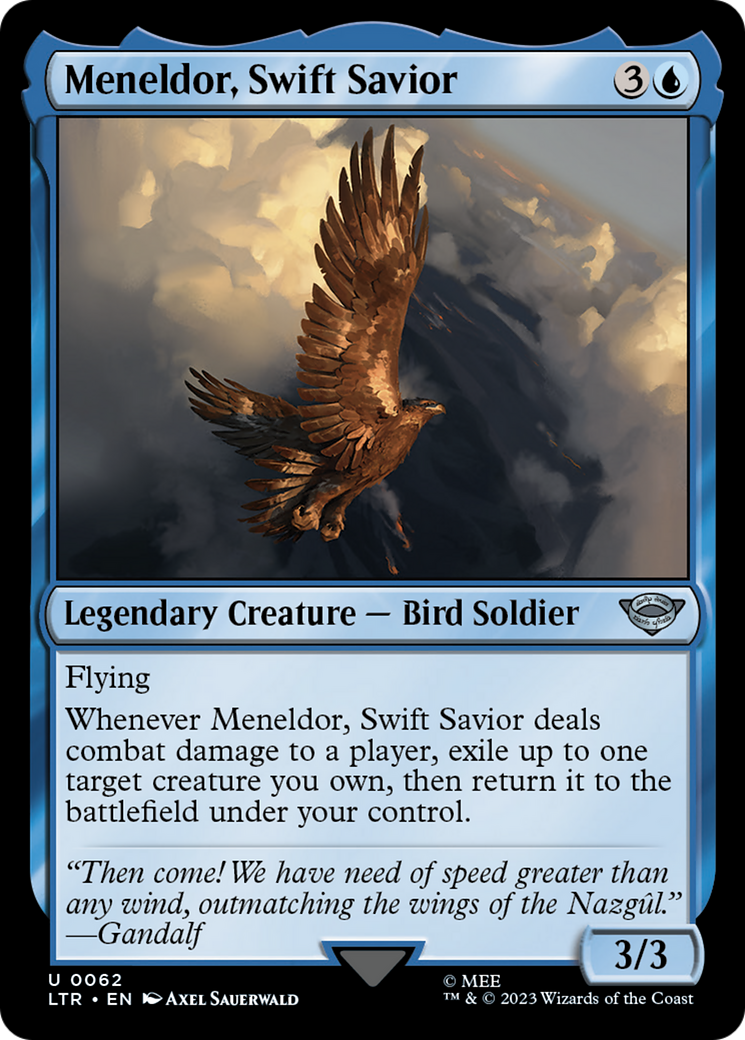 Meneldor, Swift Savior (LTR-062) - [The Lord of the Rings: Tales of Middle-earth] Foil