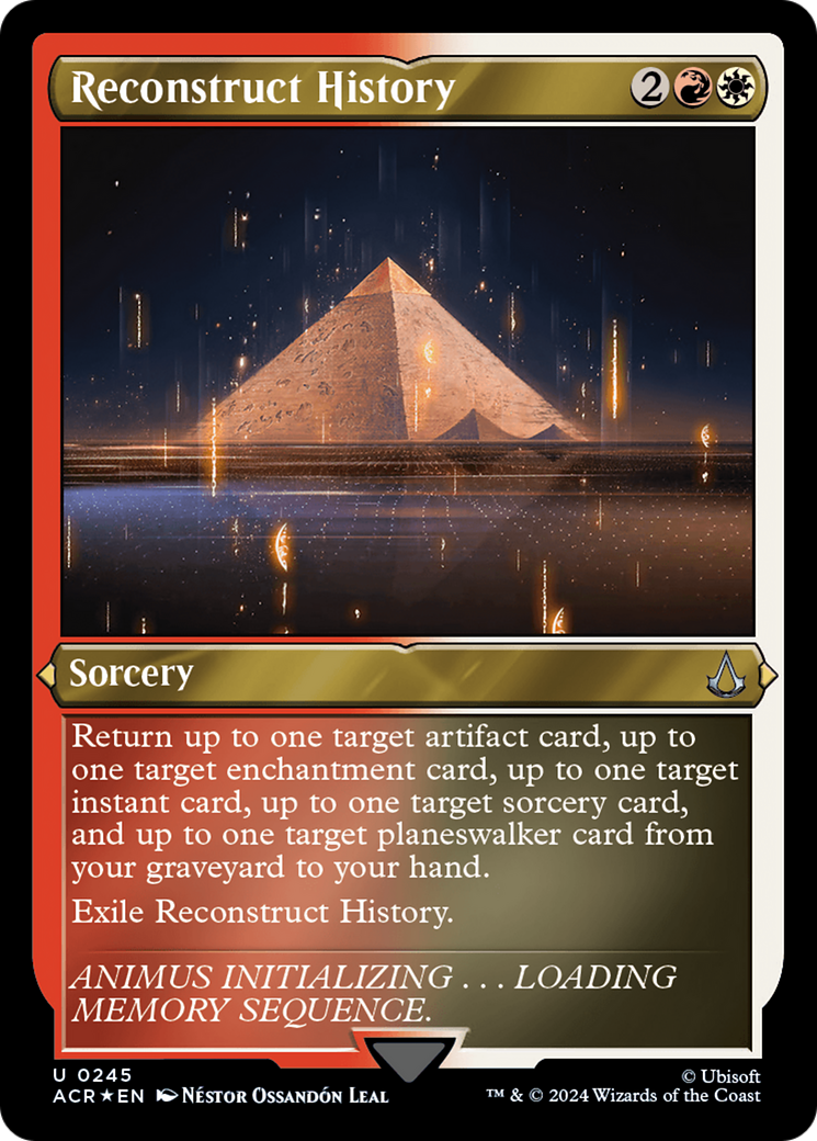 Reconstruct History (ACR-245) - [Assassin's Creed] Etched Foil