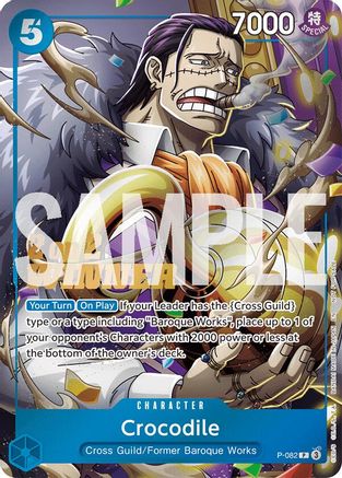 Crocodile (Store 2-on-2 Battle 2025 Winner) (P-082) - One Piece Promotion Cards