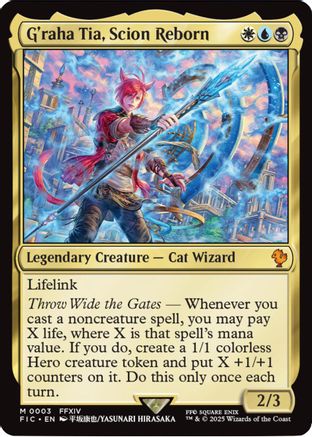 G'raha Tia, Scion Reborn (FIC-003) - [Commander: FINAL FANTASY] Foil